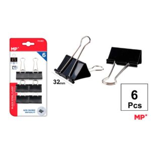 Pinza de Acero Negro 32mm 6pcs