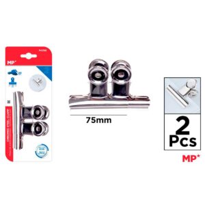 Pinza de Acero Cromado 75mm 2pcs