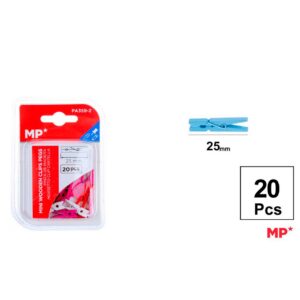 Pinza Madera de Colores 25mm 20pcs