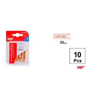 Pinza Madera 35mm 10pcs
