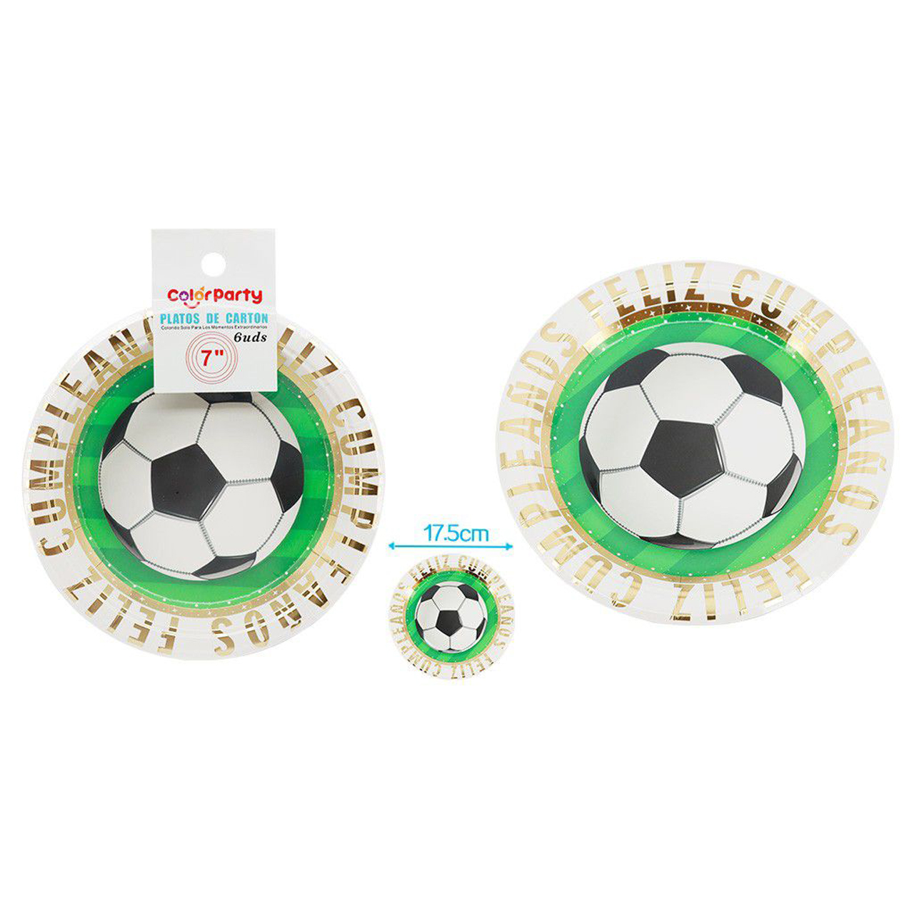 plato-de-carton-futbol-7-pulgadas-bazar-online-bazarchinatown