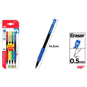 Portaminas agarre fácil 0.5mm 4uds