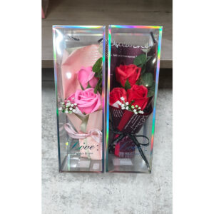 Ramo de 3 Rosas Preservadas en Caja
