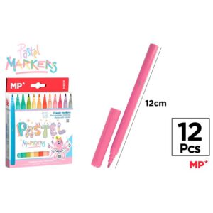 Rotuladores Pastel 12uds