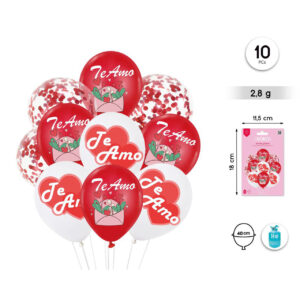 Set De Globos “Te Amo”