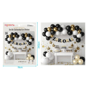 Set De Guirnalda Con Globos Zorionak 55 Piezas