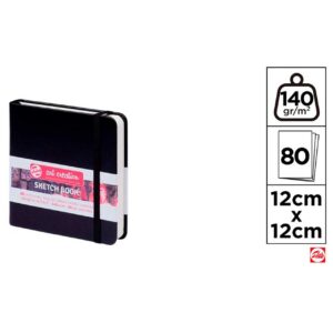 Sketchbook Negro 12 x 12 140g