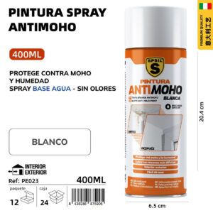 Spray Pintura Antimoho Blanco