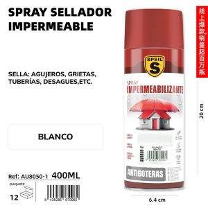 Spray Sellador Universal Impermeable Blanco 400ml