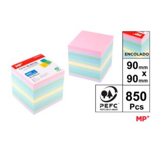 Taco de Notas Color Pastel 850 Hojas