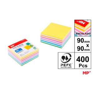 Taco de Notas Color Surtido 400 Hojas