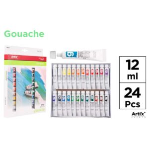 Pintura Tempera 24 Tubos