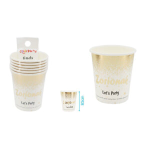 Vasos De Carton Zorionak