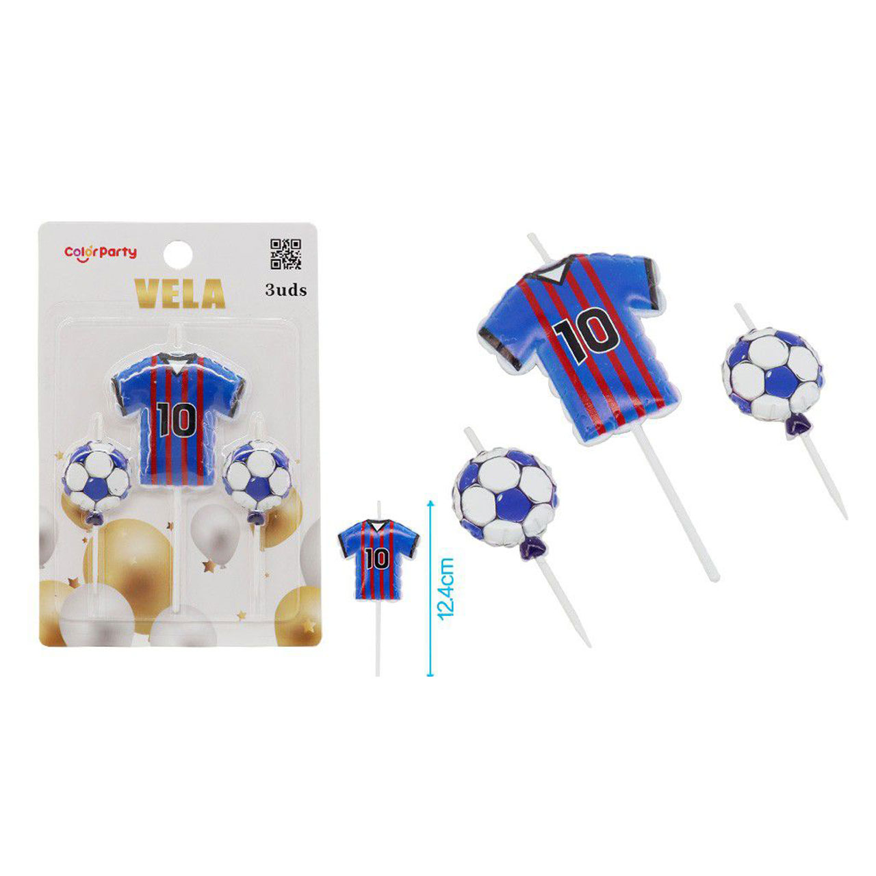 velas-de-futbol-y-camisa-azul-rojo-bazar-online-bazarchinatown