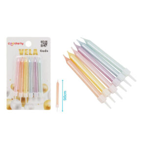 Velas Perladas Multicolor
